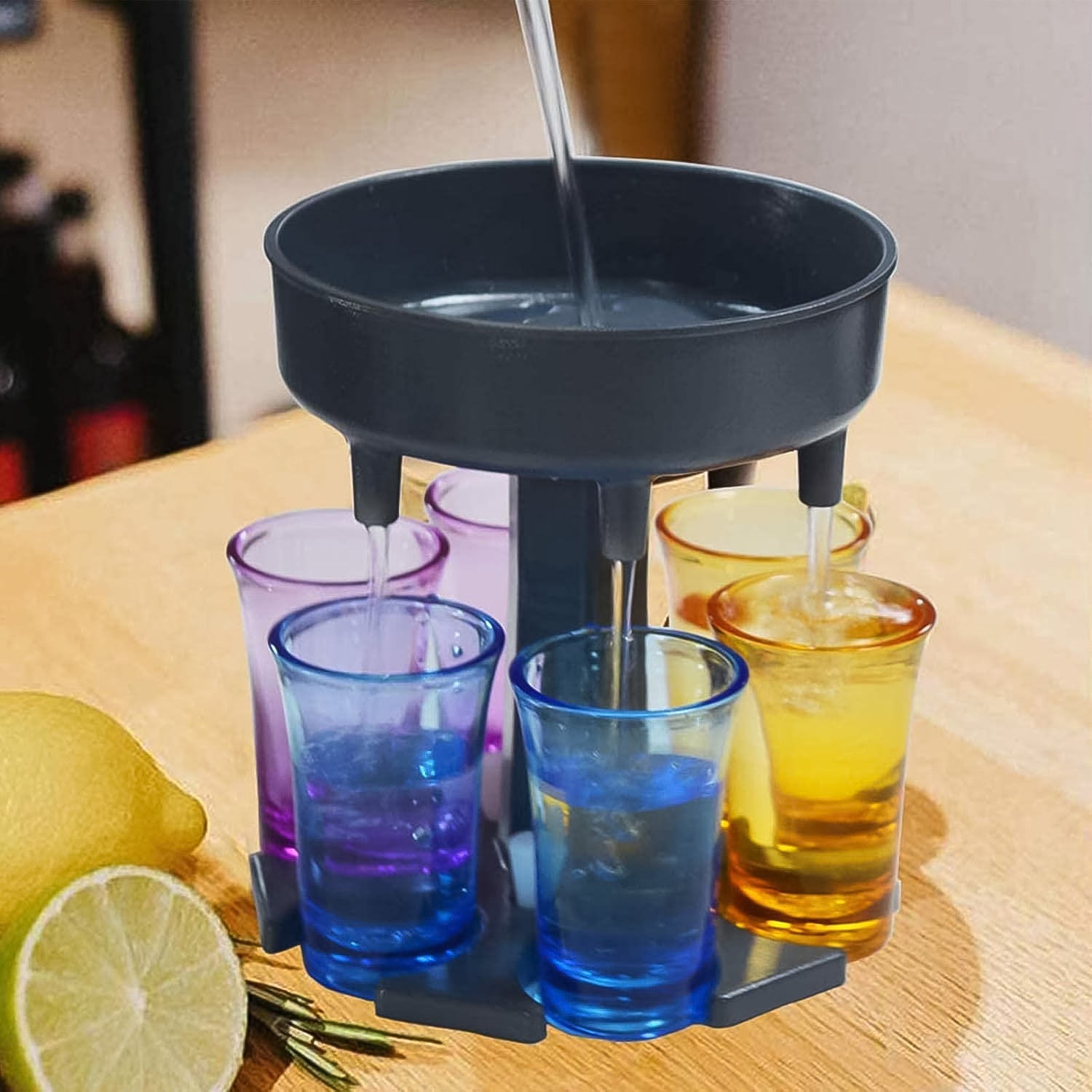 6-port Drink Dispenser Stand (1 Pc) 6-port Drink Dispenser Stand (1 Pc)